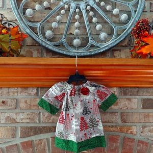 Baby Christmas Dress by Etsy Shoppe 0-3 Months